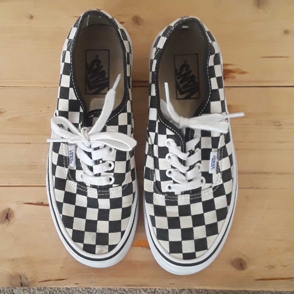 Checkered Vans